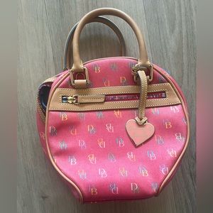 Dooney & Bourke Pink Canteen Circle Handbag